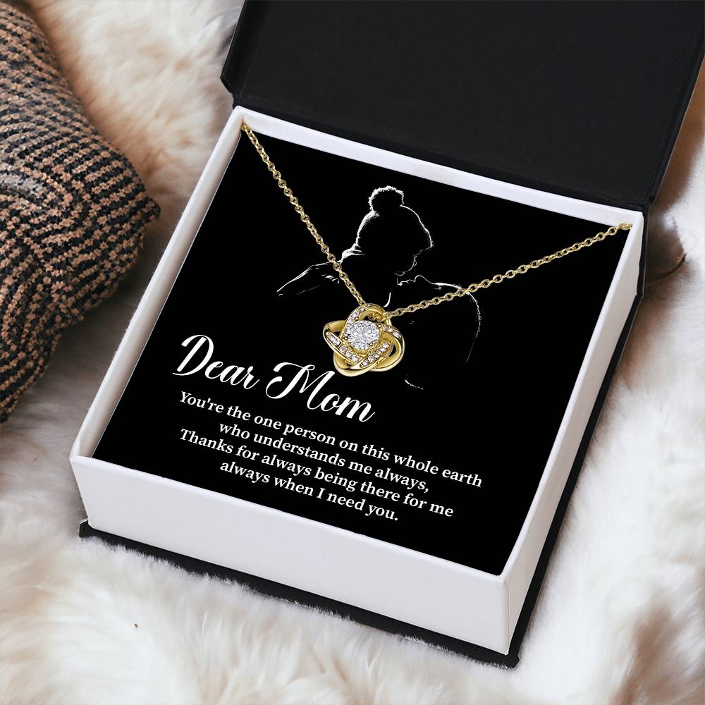 Mom Necklace Gift from Daughter or Son