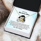 Thank You Mom Necklace Gift from Daughter Card