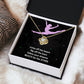 Gymnastics Necklace Gift for Girls – Reach the Stars