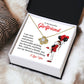 Romantic Necklace for Girlfriend with Gift Card Box