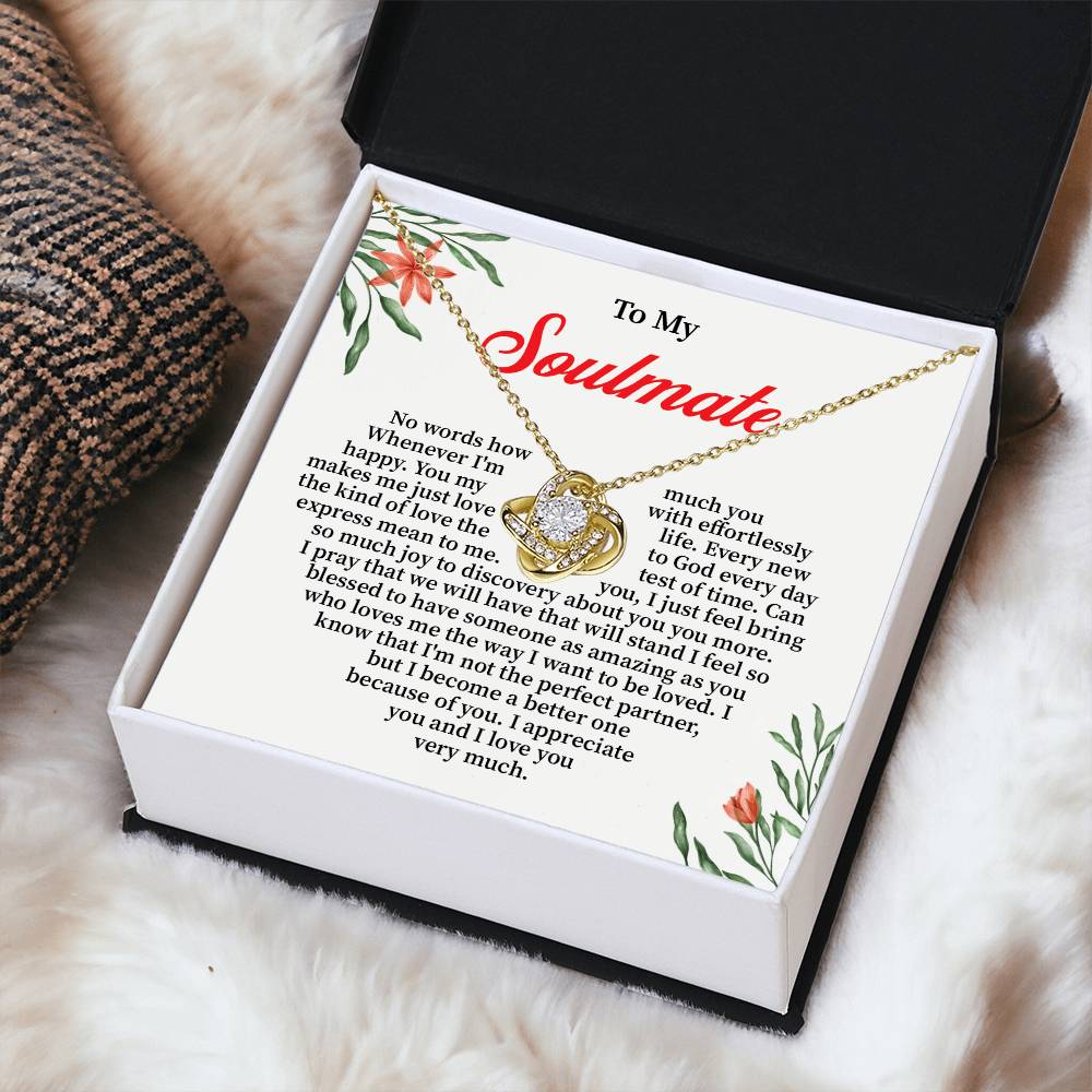 Romantic Soulmate Gift for Her – Message Card & Box