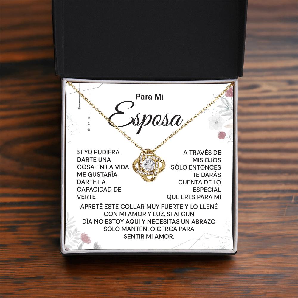 Para Mi Esposa, Amor Eterno, Collar De Joyería De Sincero Agradecimiento, Collar De Corazón Y Alma, Collar De Agradecimiento, Collar De Regalo Que Celebra Nuestro Vínculo, Regalo Especial Para Mi Esposa, Mensaje Sincero Con Collar Para Mi Novia