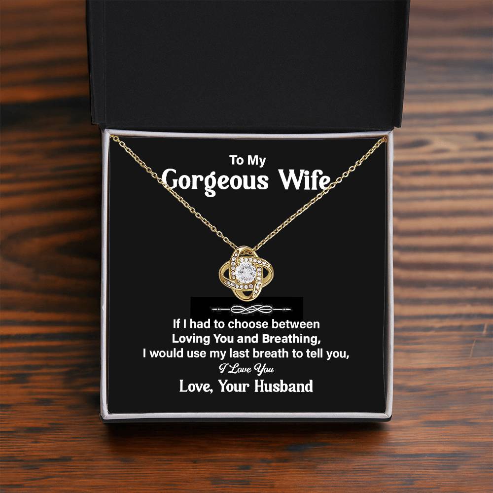 Necklace Gift for Wife from Husband – Last Breath Love