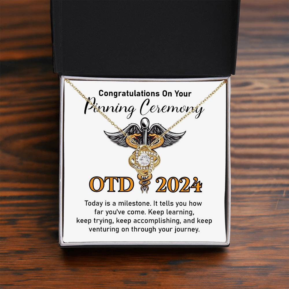 Congratulations On Your Otd 2024 Pinning Ceremony Necklace Otd 2024 Pinning Ceremony Necklace Pinning Ceremony Milestone Necklace Congratulations Pinning Ceremony Jewelry Otd 2024 Graduation Necklace Gift Necklace For Celebrating