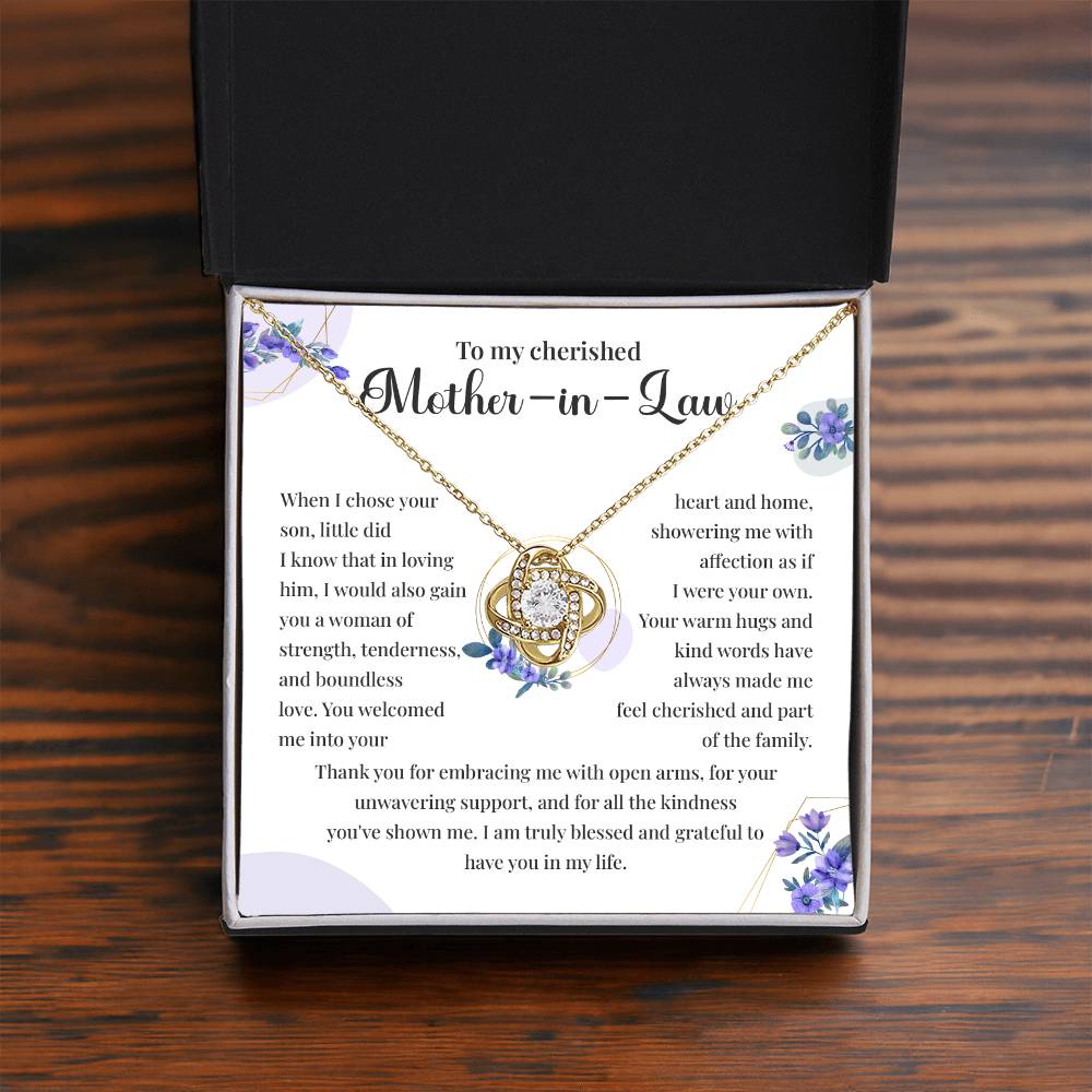 Necklace for Mother-in-law From Bride Wedding Day Gift