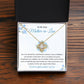 Mother-in-Law Necklace Gift from Bride with Card