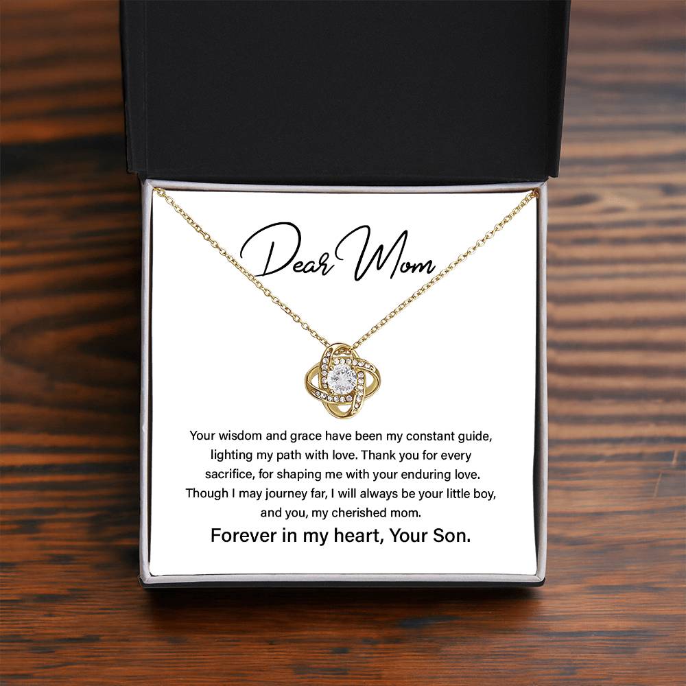 Dear Mom Mother’s Day Necklace For Cherished Mom Best Birthday Gift Thoughtful Anniversary Jewelry Unique Christmas Necklace Thoughtful Necklace With Message Card Just Because Necklace