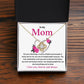 Mother Necklace Gift from Daughter with Gift Card