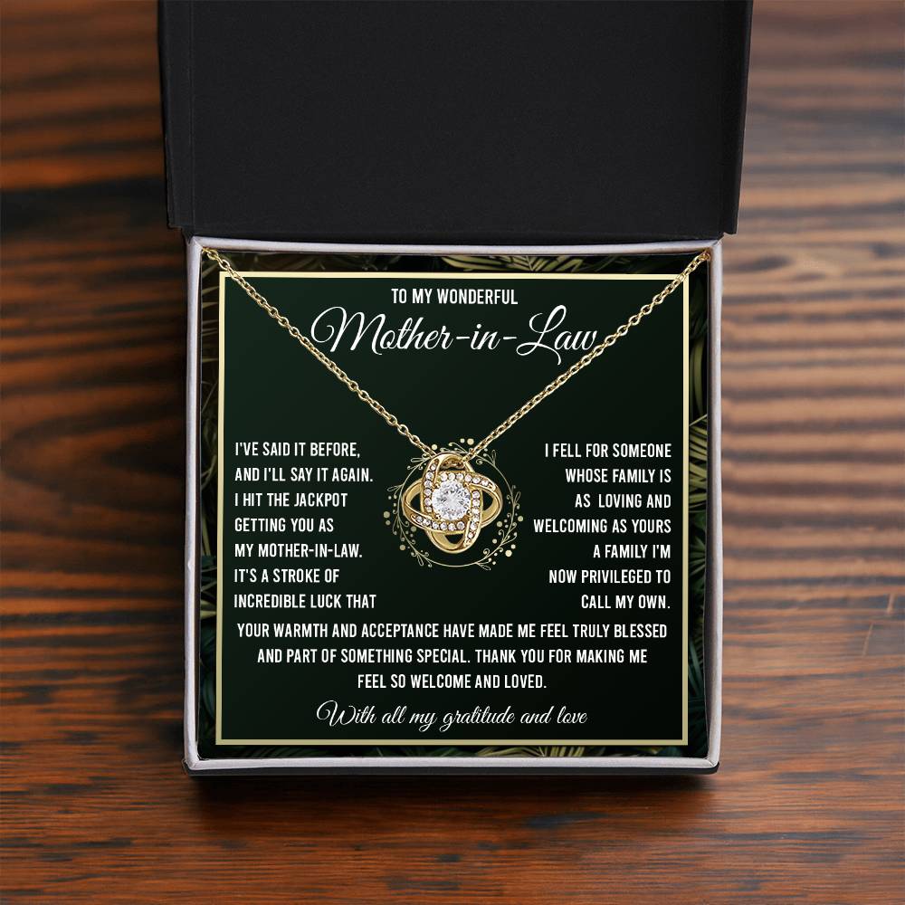 Mother-in-Law Necklace Gift from Daughter-in-Law