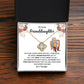 Granddaughter Necklace Gift from Grandpa with Box