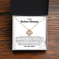 Badass Mom Necklace from Baby – With Gift Box & Card