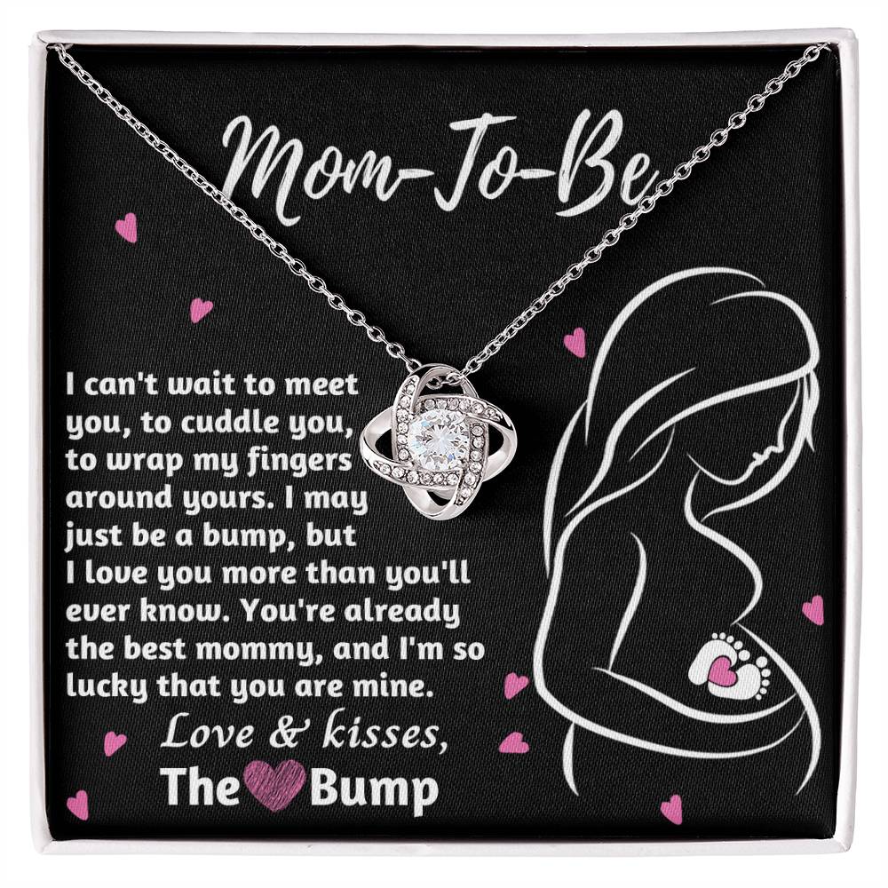 Mom To Be Necklace For Pregnant Women, Mommy Present From Unborn Baby, Gift For Expecting Moms, Pregnancy Jewelry Necklace With Wonderful Message Card And Box.