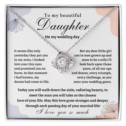 Wedding Gift for Daughter – Message Card Jewelry