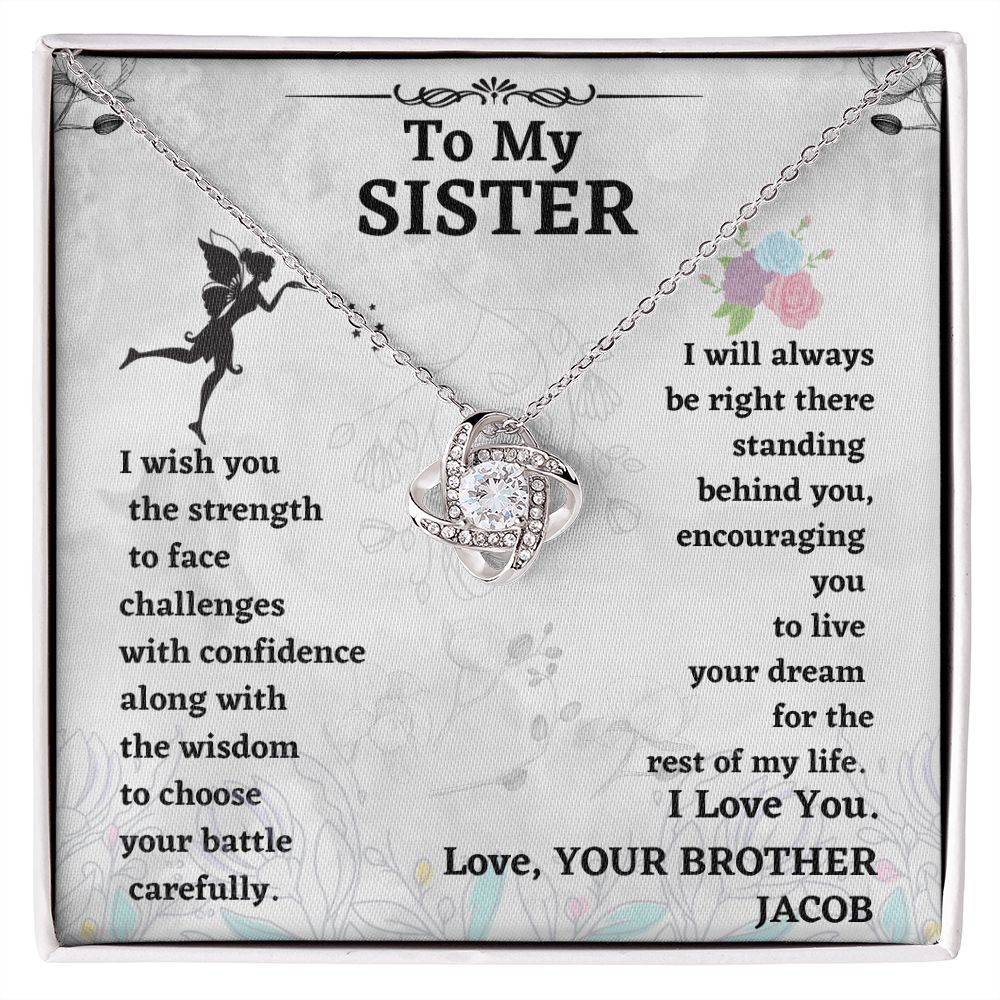 To My Sister I Love You Love Your Brother Jacob Customer Order for Etsy