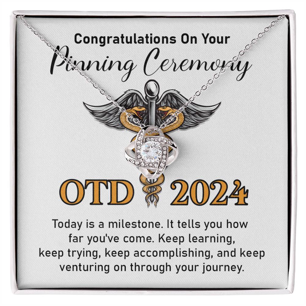 Congratulations On Your Otd 2024 Pinning Ceremony Necklace Otd 2024 Pinning Ceremony Necklace Pinning Ceremony Milestone Necklace Congratulations Pinning Ceremony Jewelry Otd 2024 Graduation Necklace Gift Necklace For Celebrating