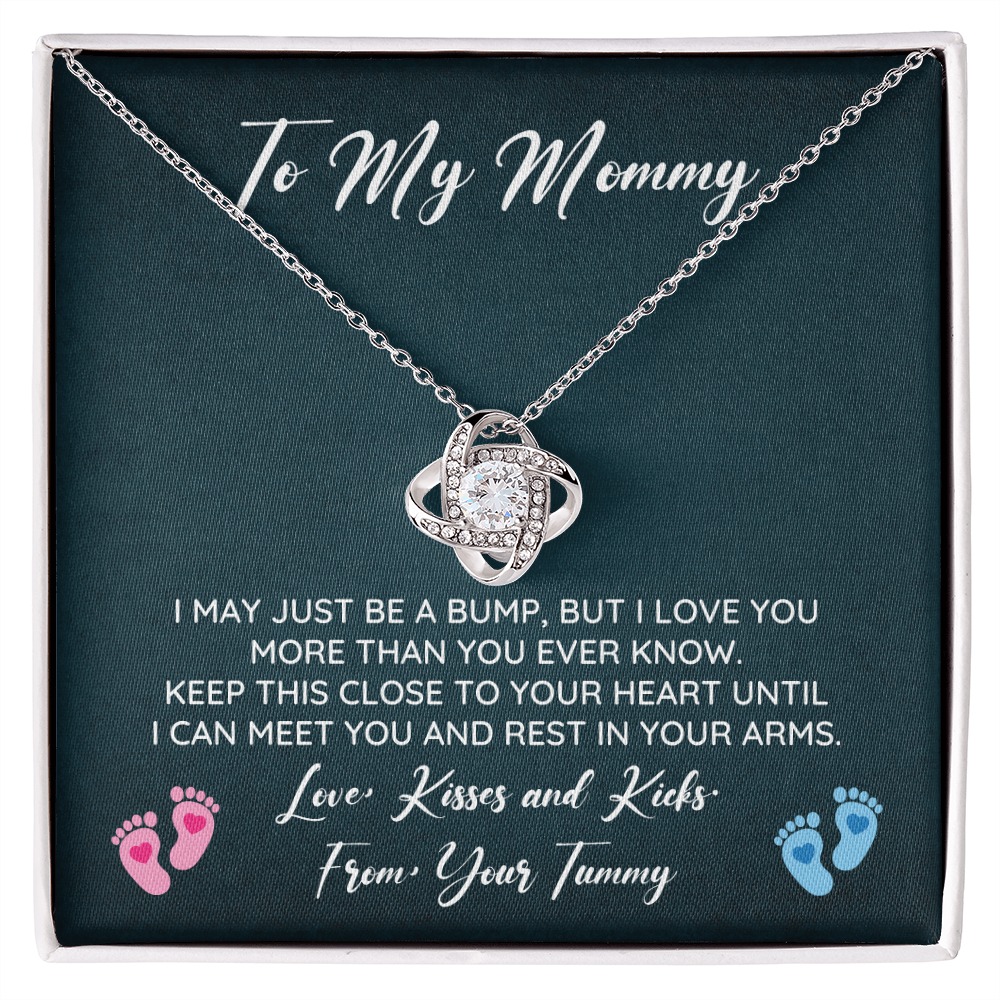 To My Mommy Necklace From Bump With Love Note