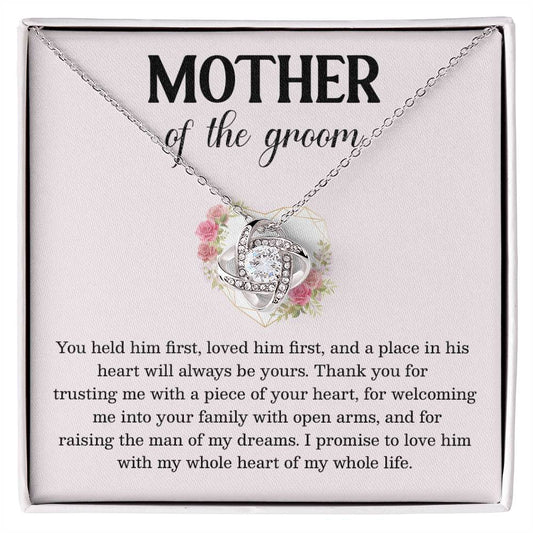 To The Mother Of The Groom Mother Of The Groom Necklace Gift Sentimental Jewelry For Mother Of The Groom Emotional Keepsake For Mother Jewelry Gift For Groom's Mom Special Gift For Groom's Mom Meaningful Gift For Groom's Mother