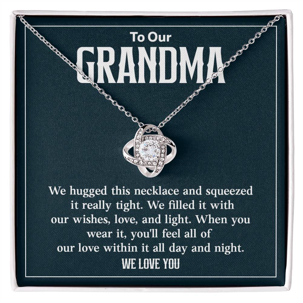 To Our Grandma Grandma Necklace Gift Heartfelt Gift For Grandma Sentimental Jewelry For Grandmother Emotional Necklace For Grandma Jewelry Gift For Grandma Grandchildren To Grandma Gift Special Gift For Grandma Meaningful Gift For Grandma