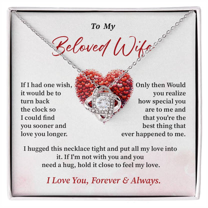 To My Beloved Wife Necklace Gift From Your Husband Stylish Necklace Gift