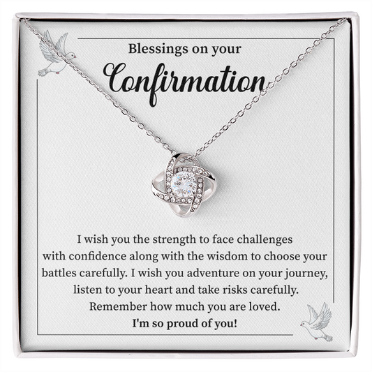 Blesing on your Confimation Necklace