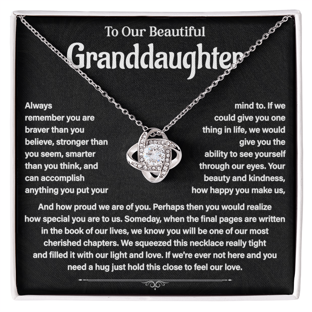 To my beautiful Granddaughter