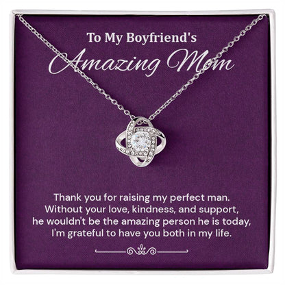 Boyfriend’s Mom Necklace Gift Thank You Card Box