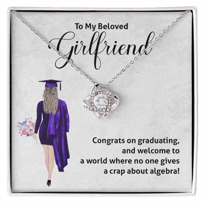 Funny Graduation Necklace Gift for Girlfriend