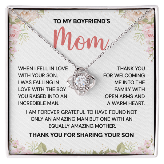 Boyfriend's Mom Gift Thank You for Your Son