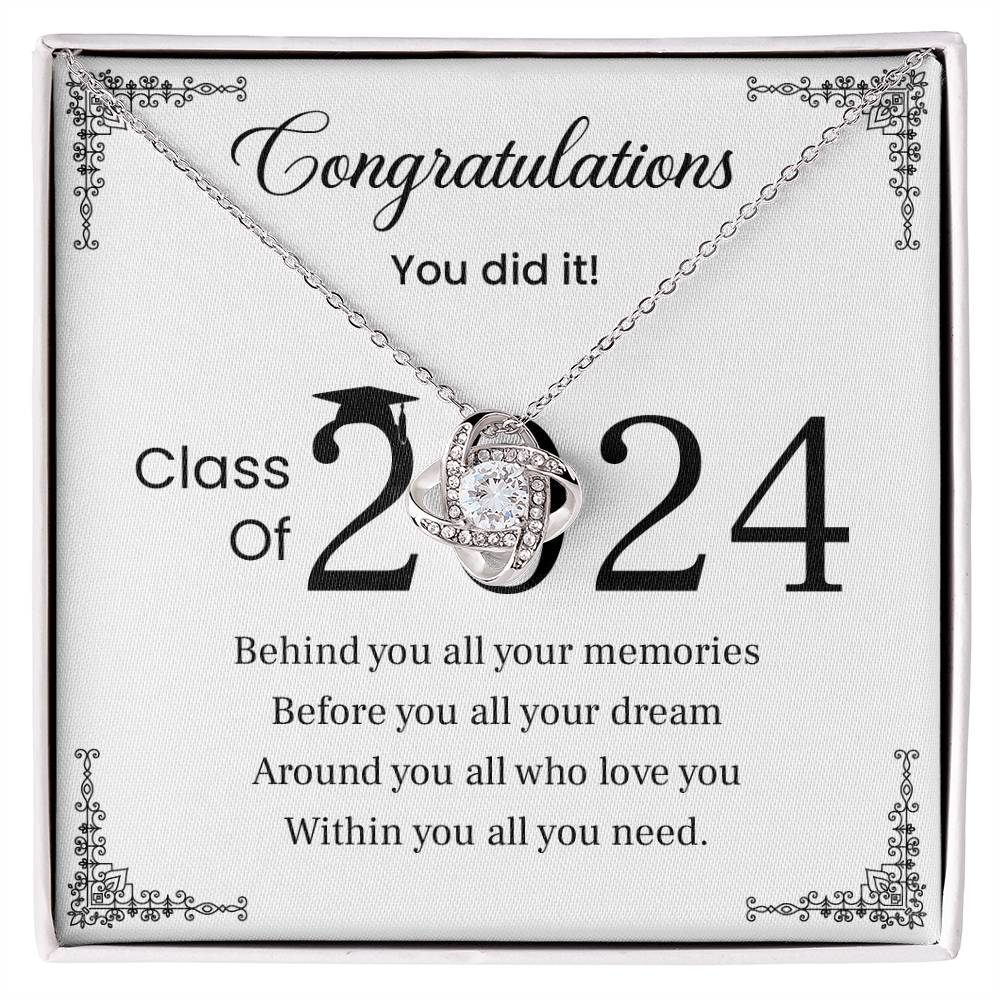 Congratulations Class Of 2024 Necklace Necklace For Bright Memories Celebrate Your Potential Necklace Necklace For Your Unique Gift For Class Of 2024 Celebration Proud Graduate Necklace Necklace For Future Dreams Class Of 2024 Graduation Necklace