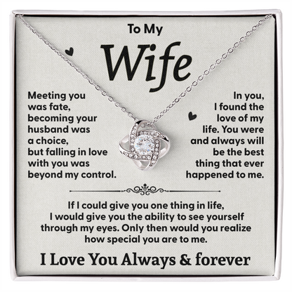To my Wife