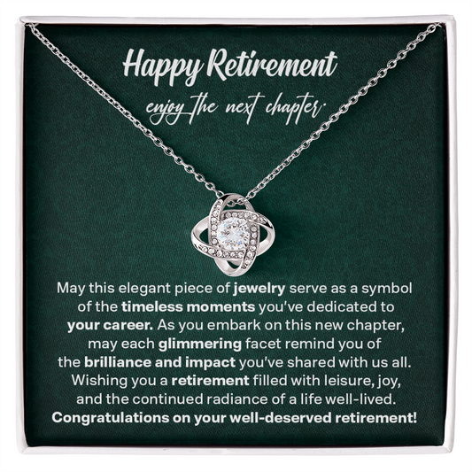 Happy Retirement - Elegant Jewelry Gift To Celebrate A Life Of Dedication And Joy