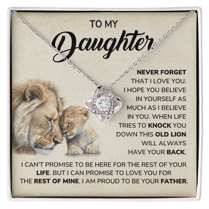 To My Daughter Gift From Dad With Sentimental Card