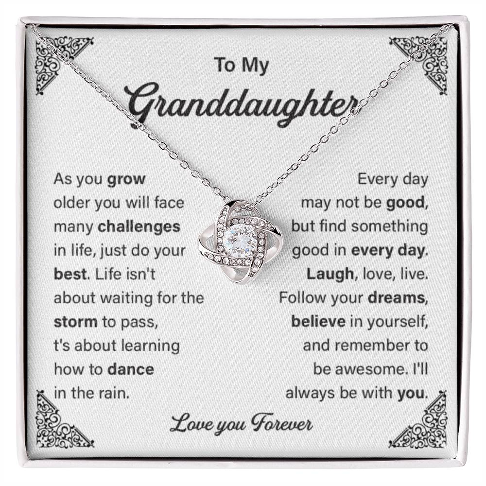 Granddaughter Necklace Gift – Love You Forever