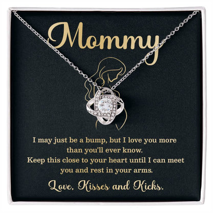Gift for Pregnant Mom from Baby – Necklace with Card