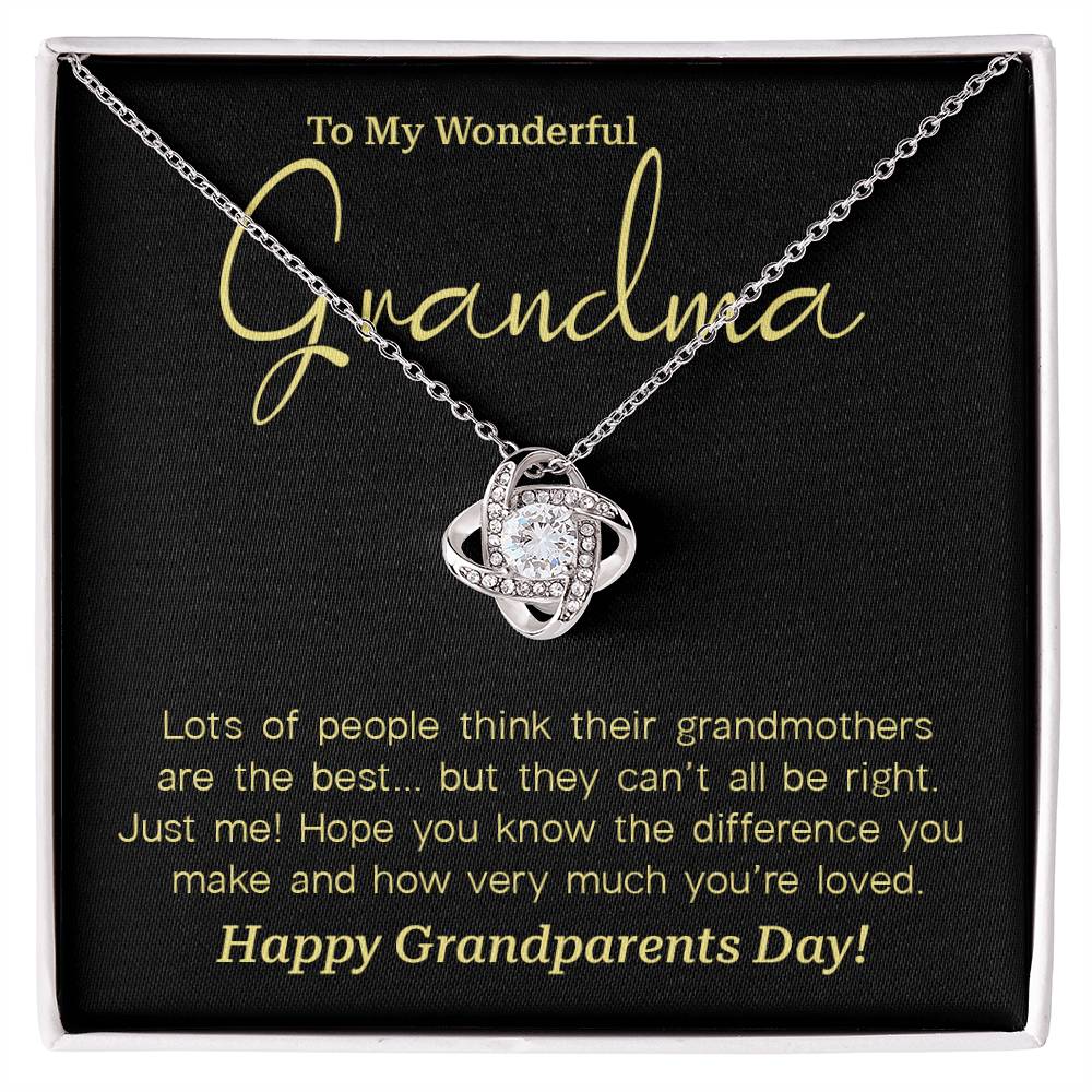 To My Wonderful Grandma Grandma Necklace Gift Grandparents Day Jewelry Sentimental Jewelry For Grandmother Jewelry Gift For Grandma Granddaughter To Grandma Gift Special Gift For Grandma Granddaughter Love Jewelry Jewelry For Grandma From Granddaughter