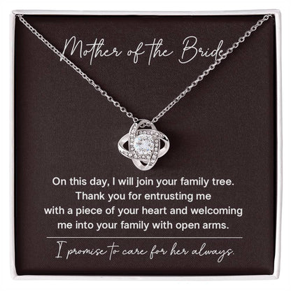 Mother of the Bride Necklace from Groom