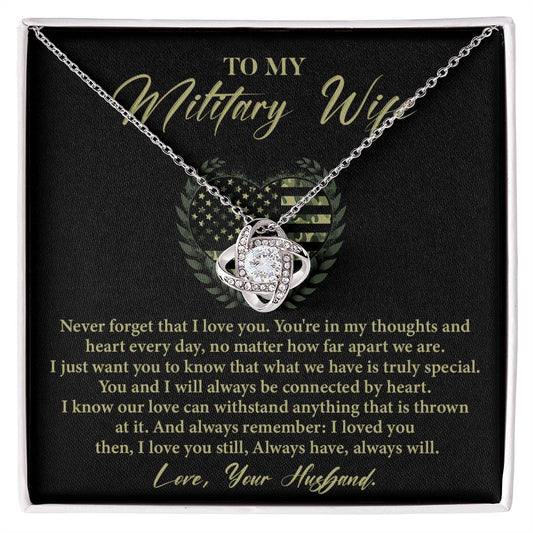 Military Wife Gift from Husband – With Message Card