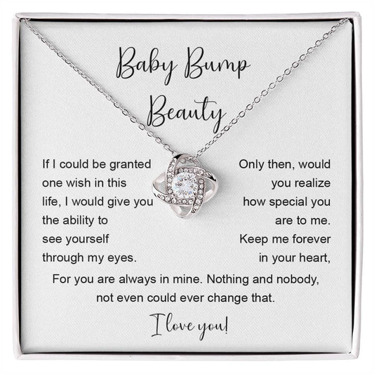 Baby Bump Beauty, Necklace For Pregnant Mother Special Mom Necklace Gift Necklace With Heartfelt Message Thoughtful Necklace Gift For New Mom Meaningful Necklace Gift Best Christmas Necklace Gift Sentimental Necklace For Pregnant Mom