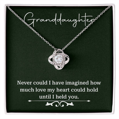 Granddaughter Gift with Message Card – Elegant Keepsake Necklace
