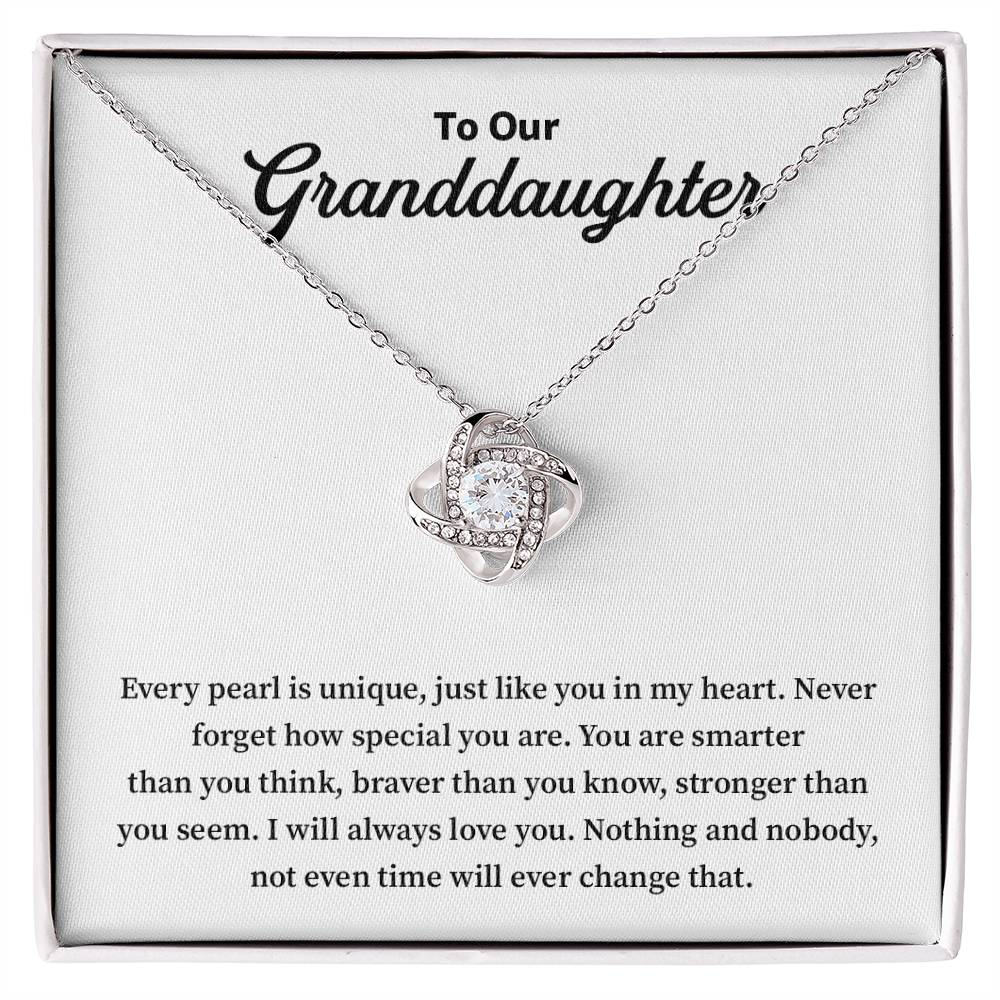 To Our Granddaughter Granddaughter Necklace Gift Sentimental Jewelry For Granddaughter Emotional Keepsake For Granddaughter Jewelry Gift For Granddaughter Unique Pearl Necklace Special Gift For Granddaughter Meaningful Gift For Granddaughter