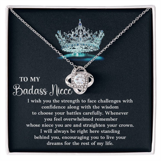 Badass Niece Gift From Aunt or Uncle With Love Message