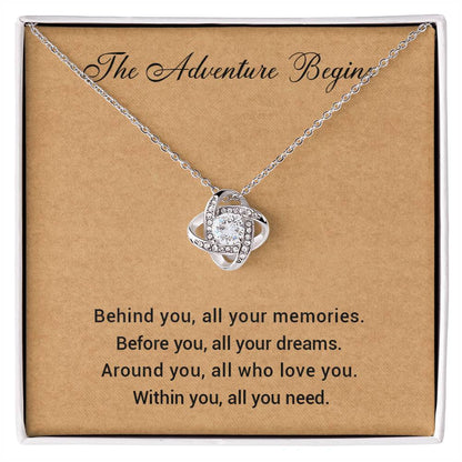 Graduation Necklace Gift for Her – Adventure Begins