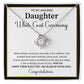 White Coat Ceremony Gift For Daughter Necklace With Gift Box