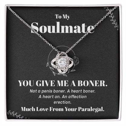 Funny Paralegal Necklace Gift for Soulmate