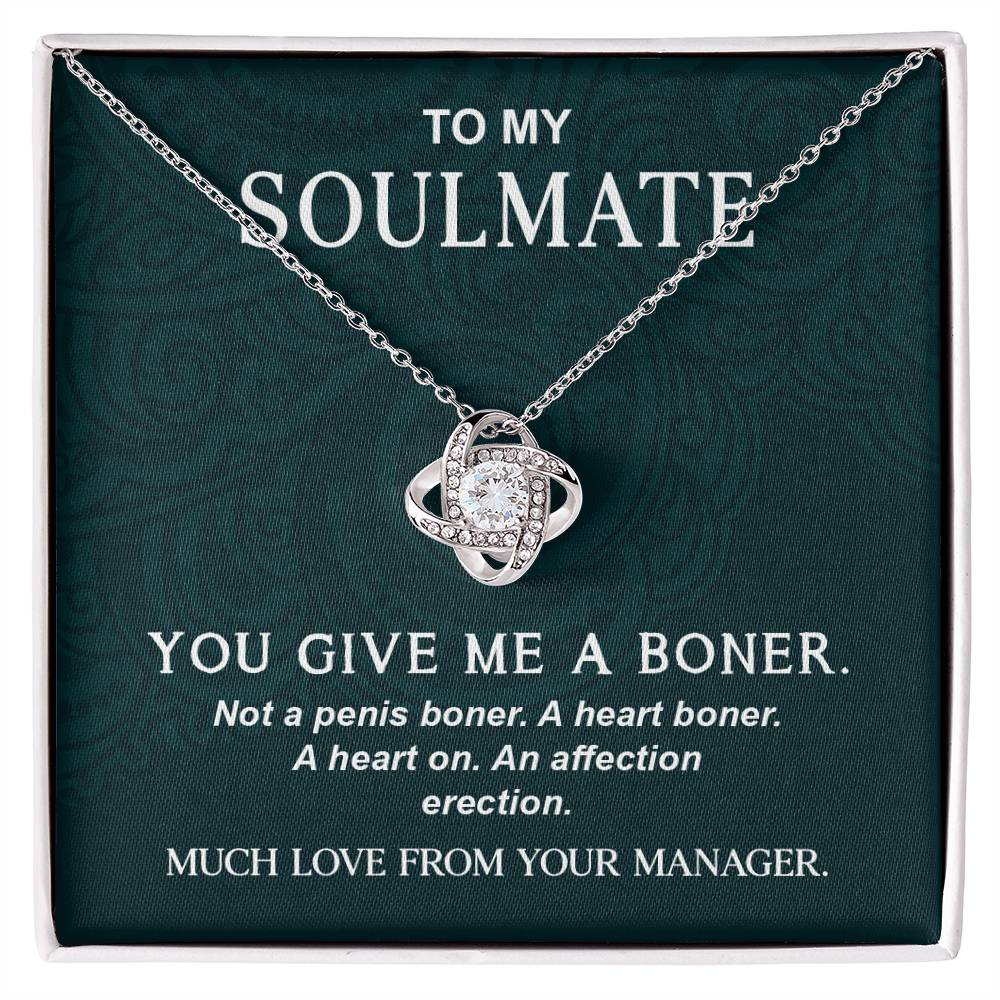 Funny Soulmate Necklace Gift from Your Manager