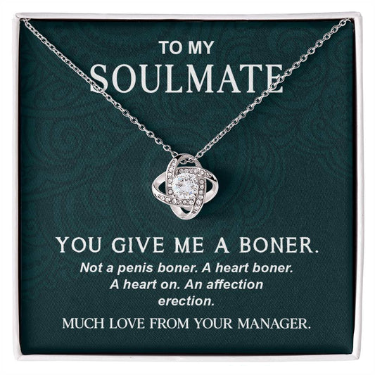Funny Soulmate Necklace Gift from Your Manager