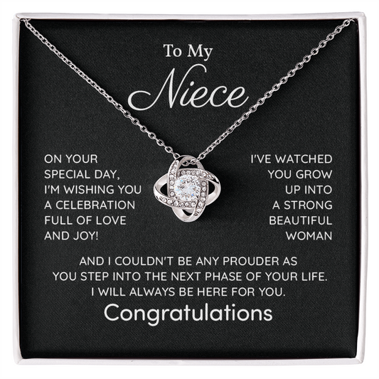 To my niece on your special day, i'm wishing you a celeceration full of love and joy.