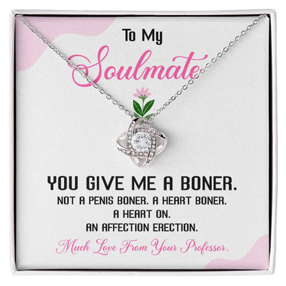 Funny Soulmate Necklace Gift from Professor