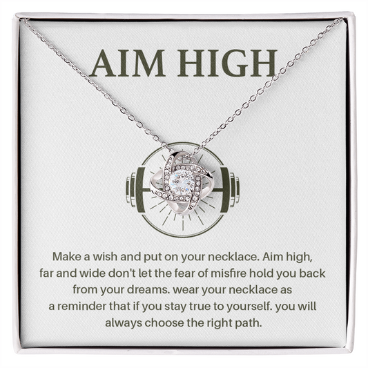 Aim High Necklace: A Daily Reminder To Pursue Your Dreams With Confidence And Courage