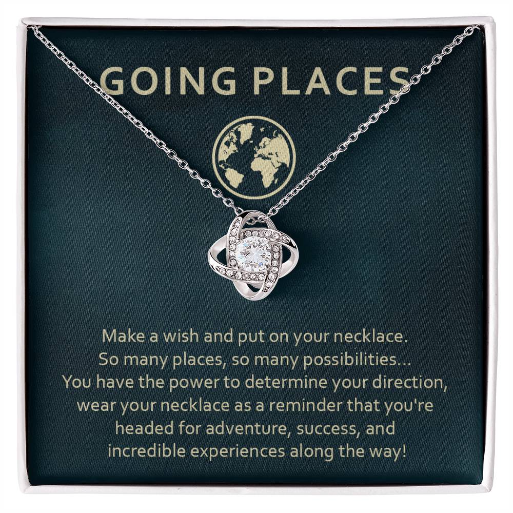 Adventure Awaits Necklace Gift – Going Places Card Insert